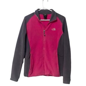 The North Face Women’s Flashdry Stretch Fleece Jacket Pink Gray Size Medium